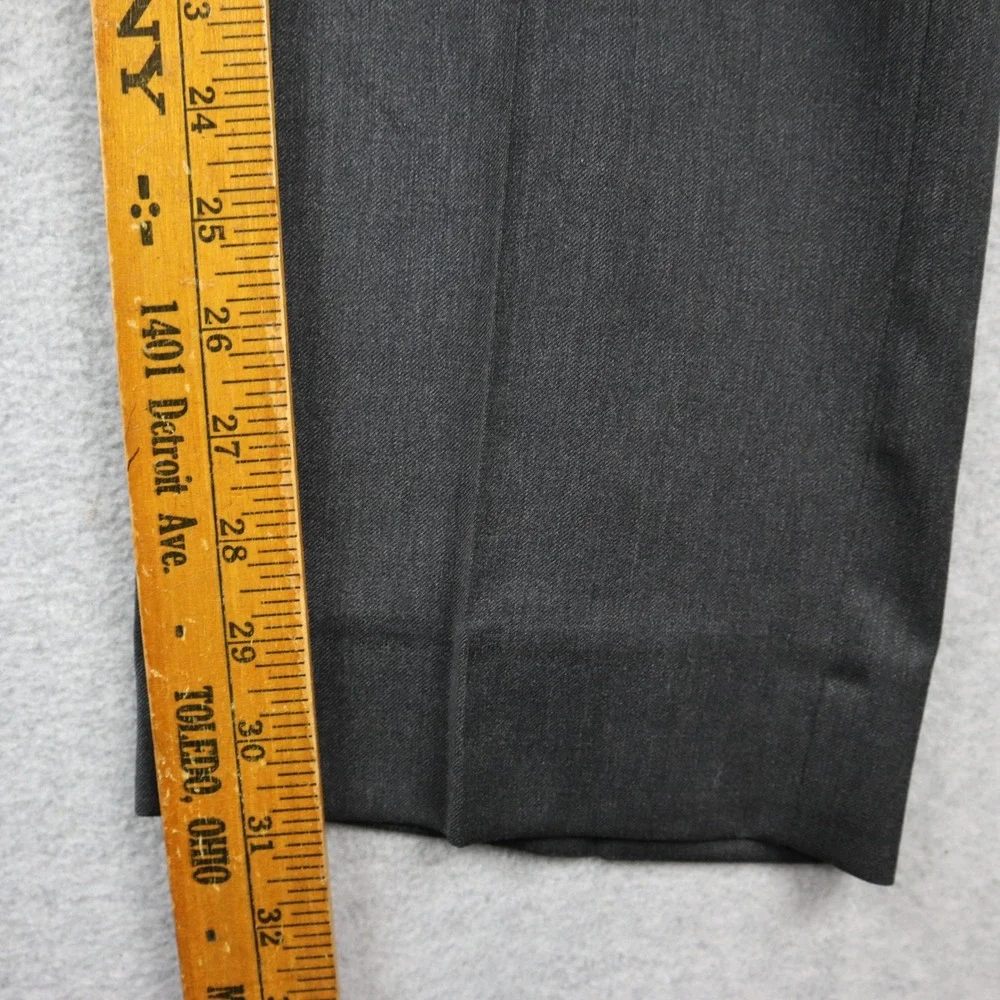 Banana Republic Dress Pants Mens 34x32 Slim Fit Wool Gray Lanificio Cerruti